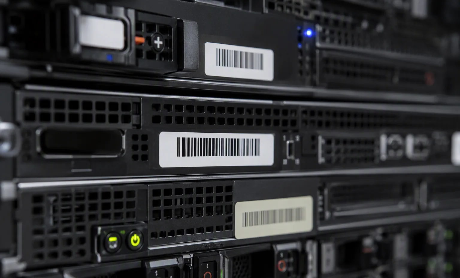 Asset tagging during rack intake